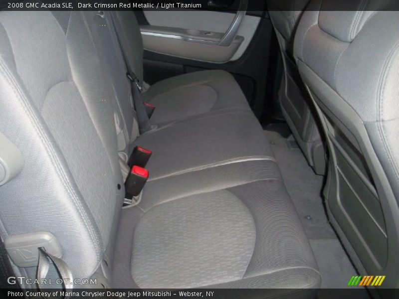 Dark Crimson Red Metallic / Light Titanium 2008 GMC Acadia SLE
