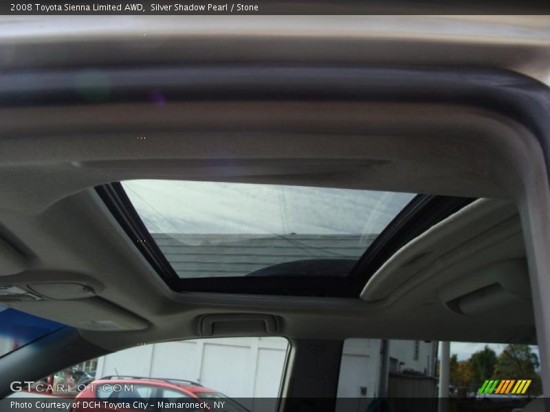 Silver Shadow Pearl / Stone 2008 Toyota Sienna Limited AWD