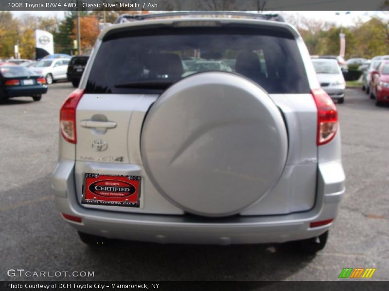 Classic Silver Metallic / Ash 2008 Toyota RAV4 4WD