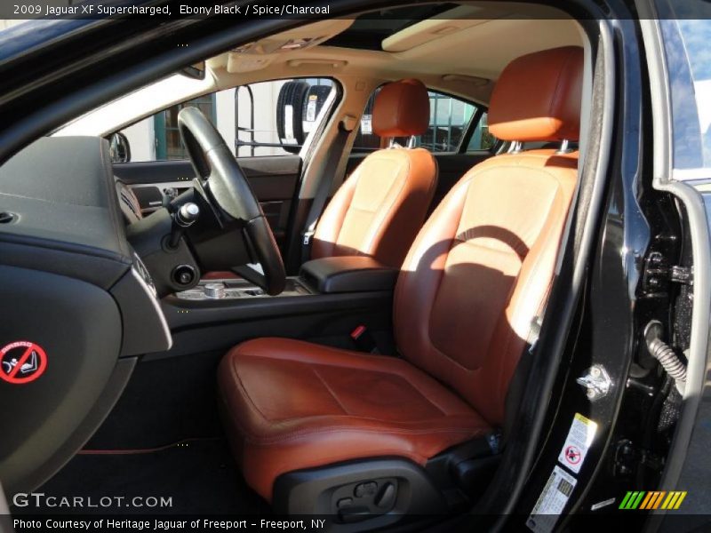  2009 XF Supercharged Spice/Charcoal Interior