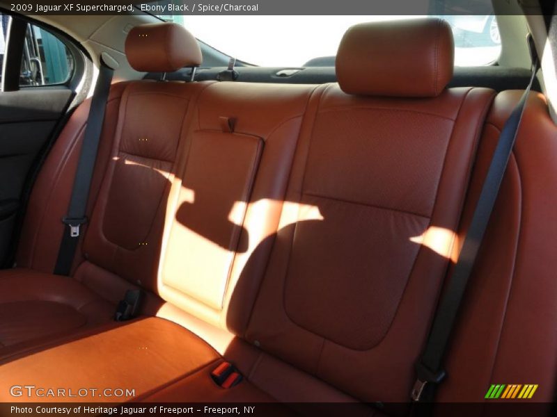 Ebony Black / Spice/Charcoal 2009 Jaguar XF Supercharged