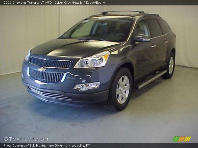 Cyber Gray Metallic / Ebony/Ebony 2011 Chevrolet Traverse LT AWD