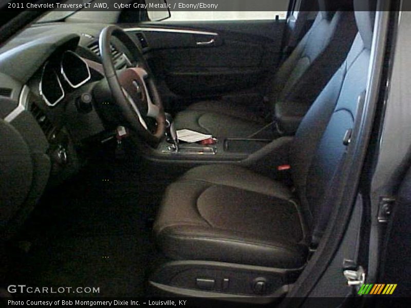 Cyber Gray Metallic / Ebony/Ebony 2011 Chevrolet Traverse LT AWD