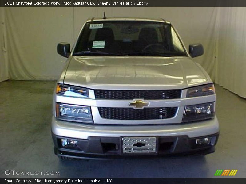 Sheer Silver Metallic / Ebony 2011 Chevrolet Colorado Work Truck Regular Cab