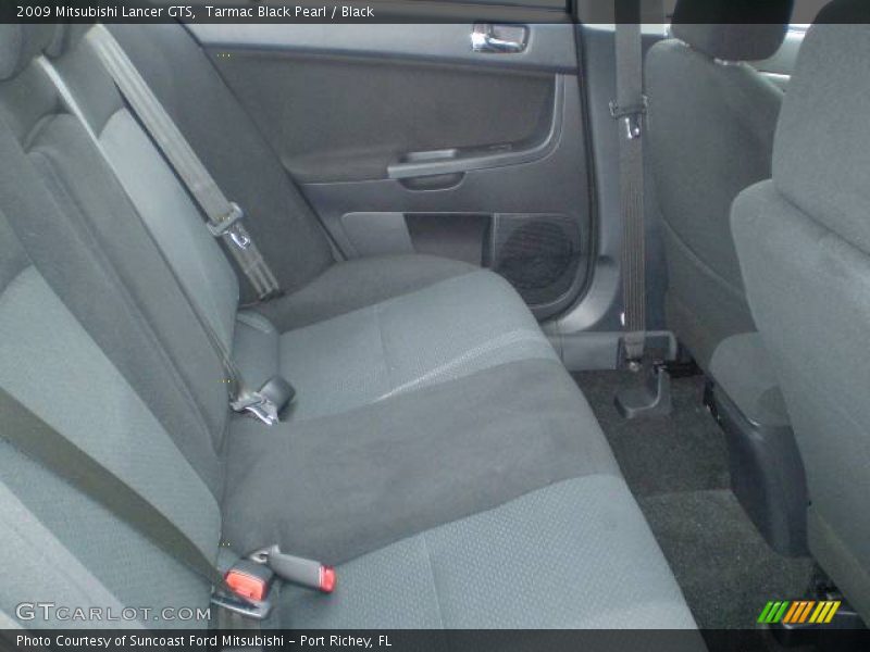 Tarmac Black Pearl / Black 2009 Mitsubishi Lancer GTS