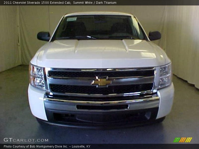 Summit White / Dark Titanium 2011 Chevrolet Silverado 1500 Extended Cab