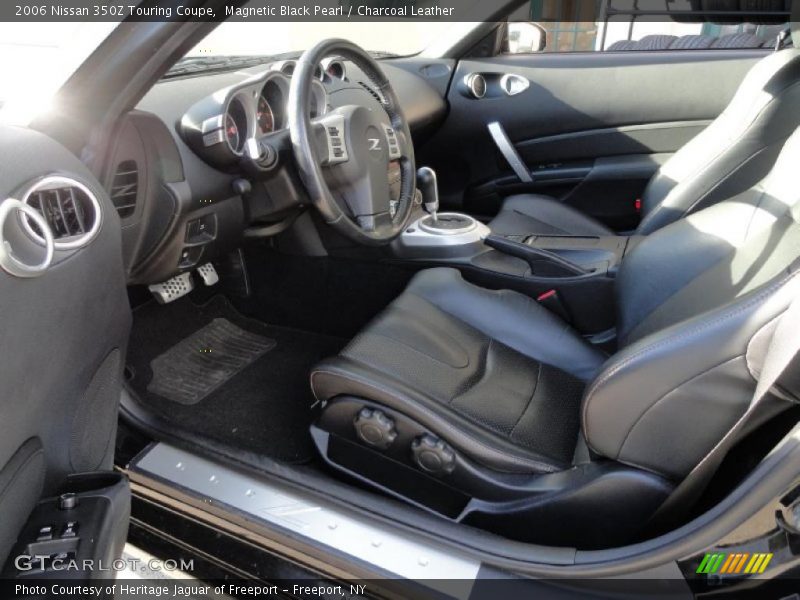  2006 350Z Touring Coupe Charcoal Leather Interior