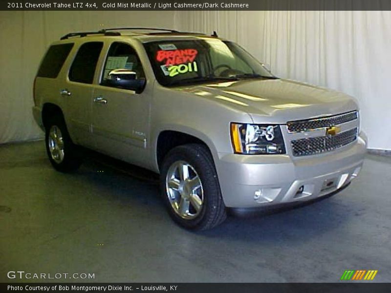 Gold Mist Metallic / Light Cashmere/Dark Cashmere 2011 Chevrolet Tahoe LTZ 4x4