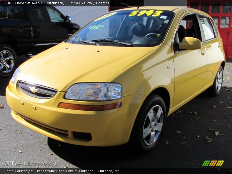 Summer Yellow / Charcoal 2006 Chevrolet Aveo LS Hatchback