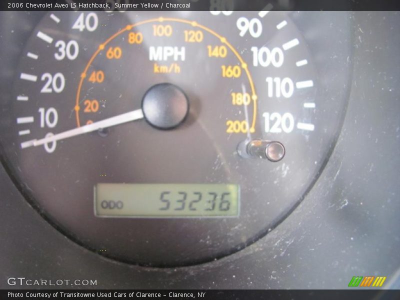 Summer Yellow / Charcoal 2006 Chevrolet Aveo LS Hatchback