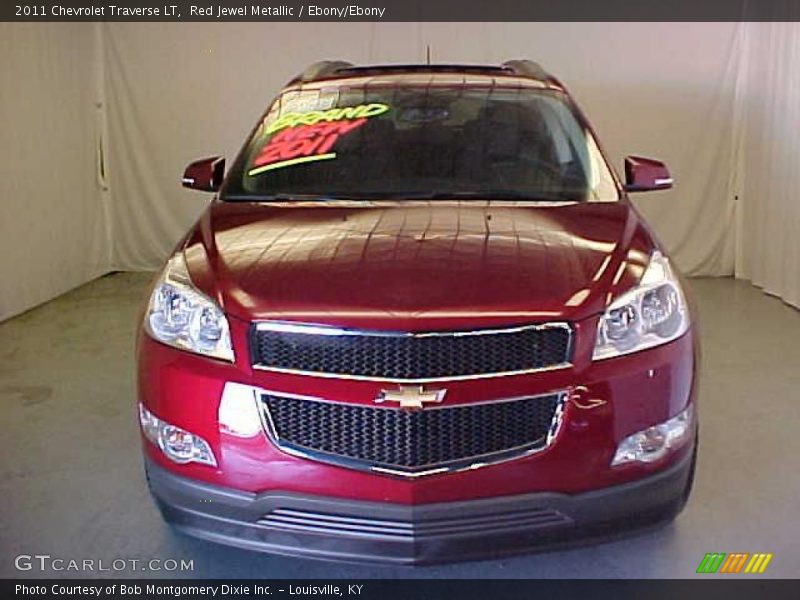 Red Jewel Metallic / Ebony/Ebony 2011 Chevrolet Traverse LT