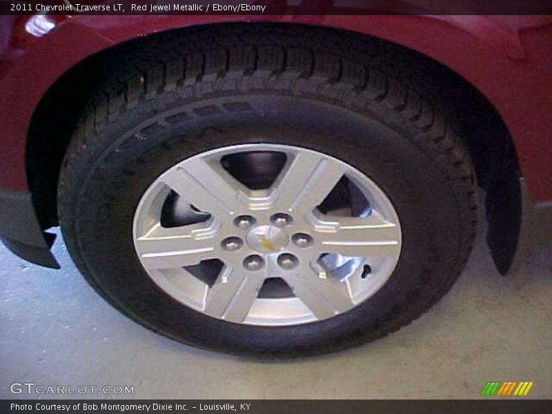 Red Jewel Metallic / Ebony/Ebony 2011 Chevrolet Traverse LT