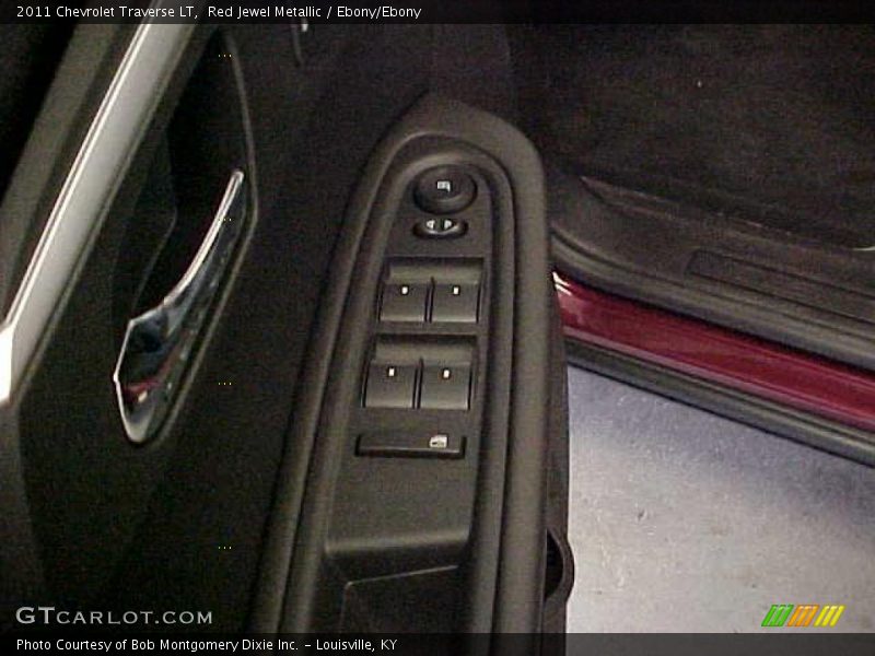 Red Jewel Metallic / Ebony/Ebony 2011 Chevrolet Traverse LT