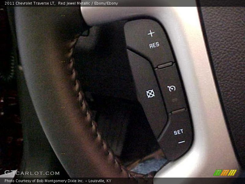 Red Jewel Metallic / Ebony/Ebony 2011 Chevrolet Traverse LT