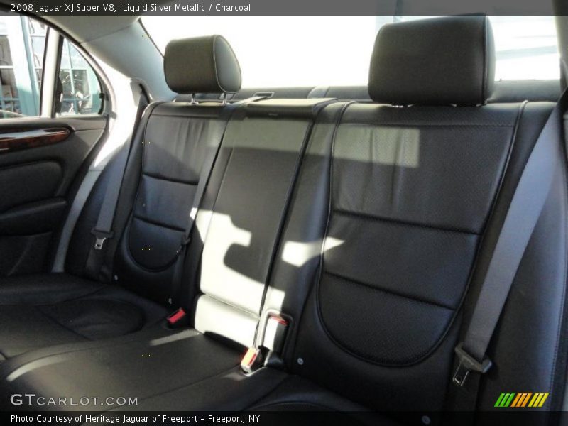 Liquid Silver Metallic / Charcoal 2008 Jaguar XJ Super V8