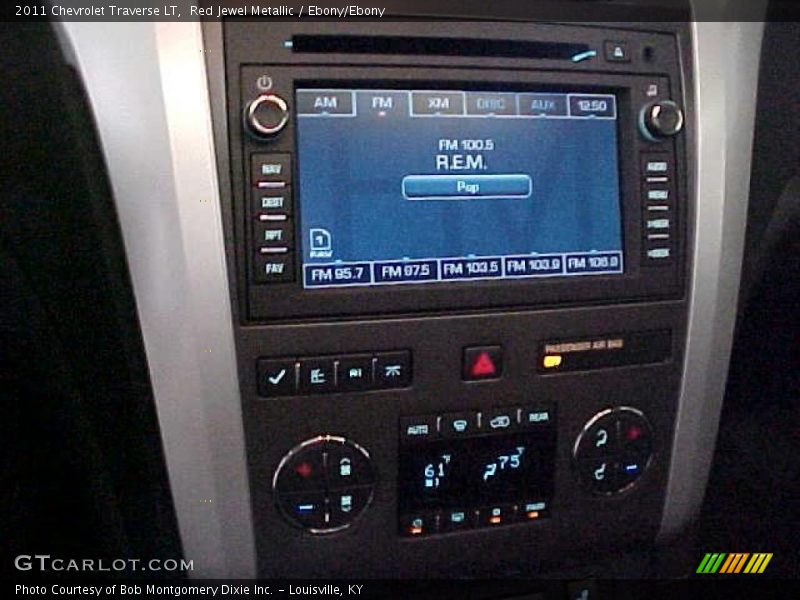 Red Jewel Metallic / Ebony/Ebony 2011 Chevrolet Traverse LT