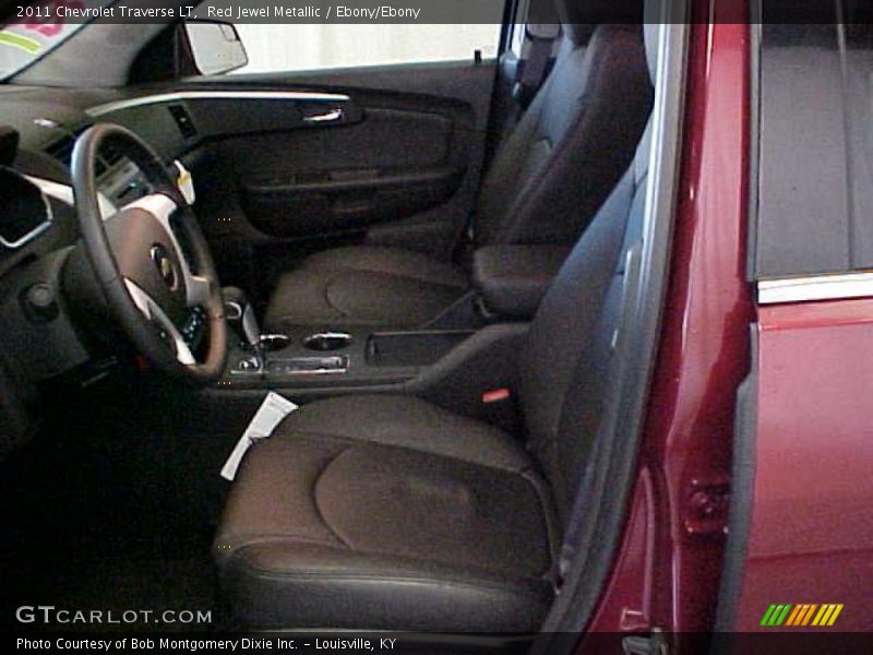 Red Jewel Metallic / Ebony/Ebony 2011 Chevrolet Traverse LT