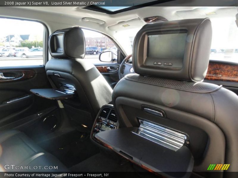Liquid Silver Metallic / Charcoal 2008 Jaguar XJ Super V8