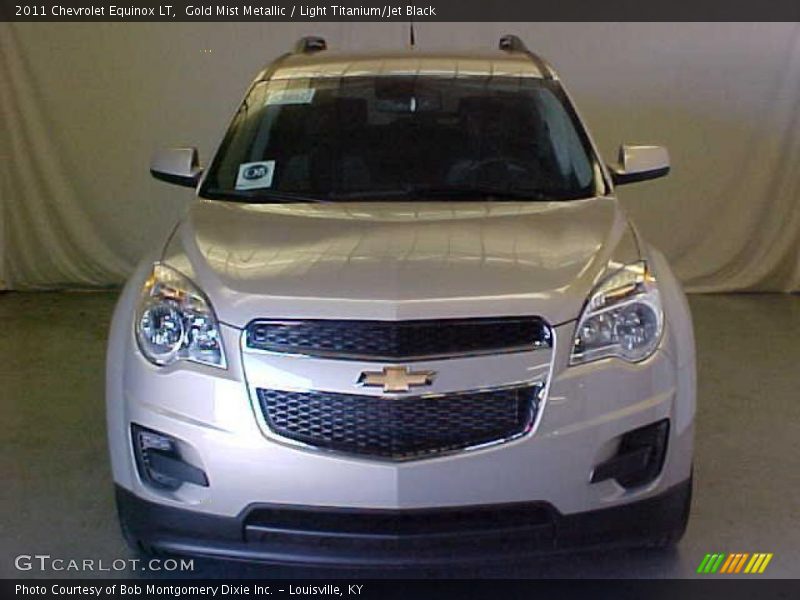 Gold Mist Metallic / Light Titanium/Jet Black 2011 Chevrolet Equinox LT