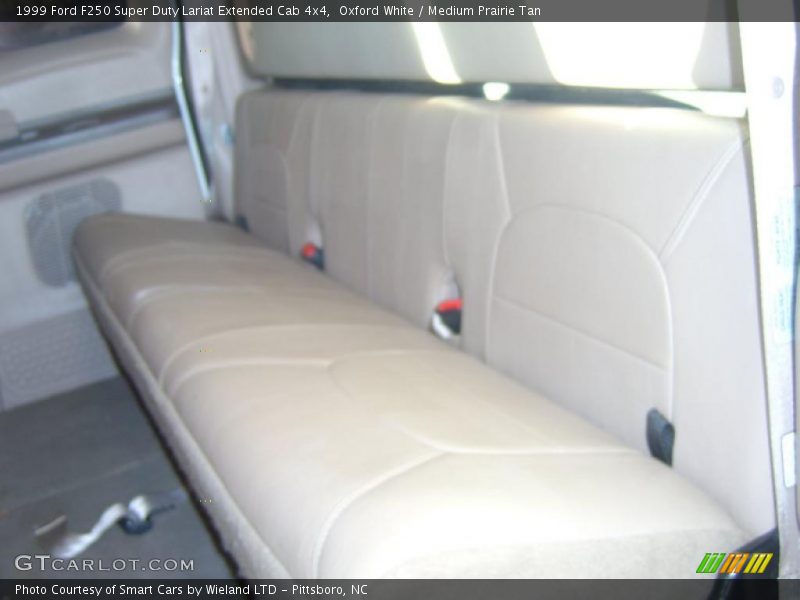 Oxford White / Medium Prairie Tan 1999 Ford F250 Super Duty Lariat Extended Cab 4x4