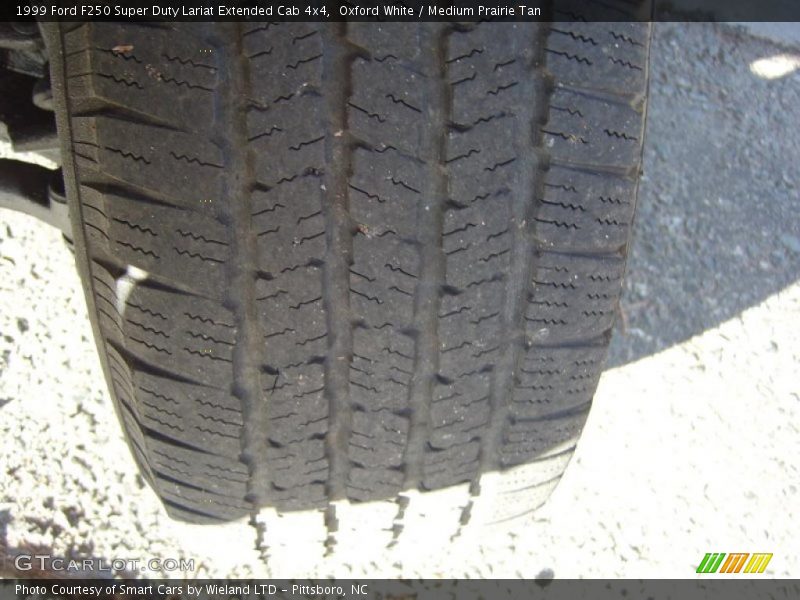 Oxford White / Medium Prairie Tan 1999 Ford F250 Super Duty Lariat Extended Cab 4x4