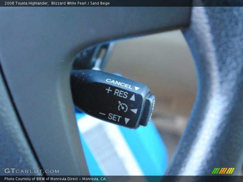 Blizzard White Pearl / Sand Beige 2008 Toyota Highlander