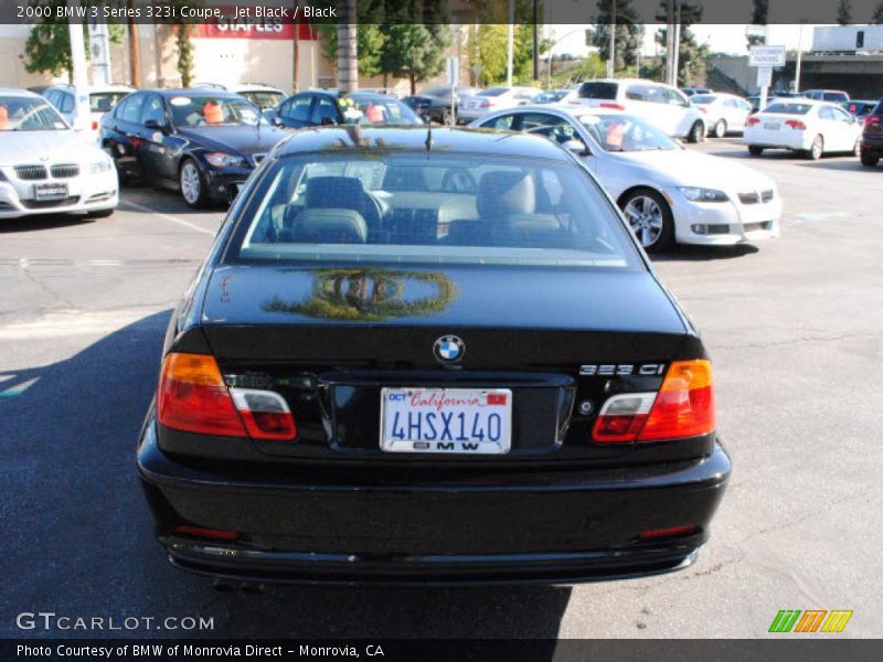 Jet Black / Black 2000 BMW 3 Series 323i Coupe