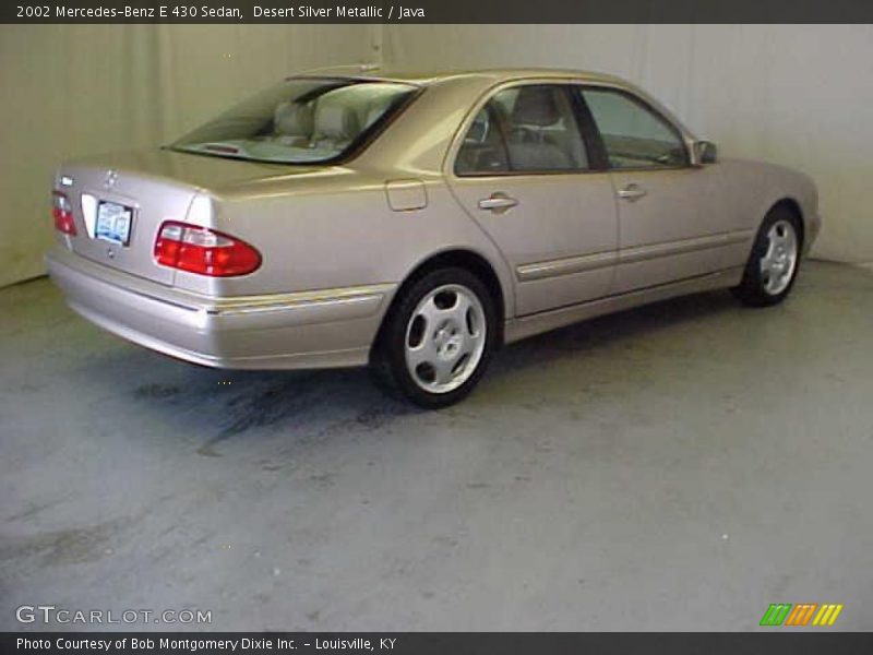 Desert Silver Metallic / Java 2002 Mercedes-Benz E 430 Sedan