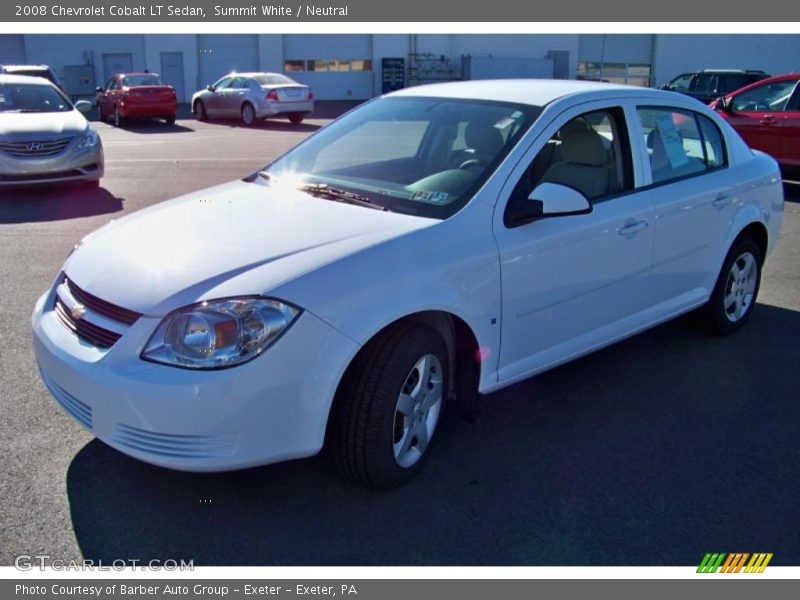 Summit White / Neutral 2008 Chevrolet Cobalt LT Sedan