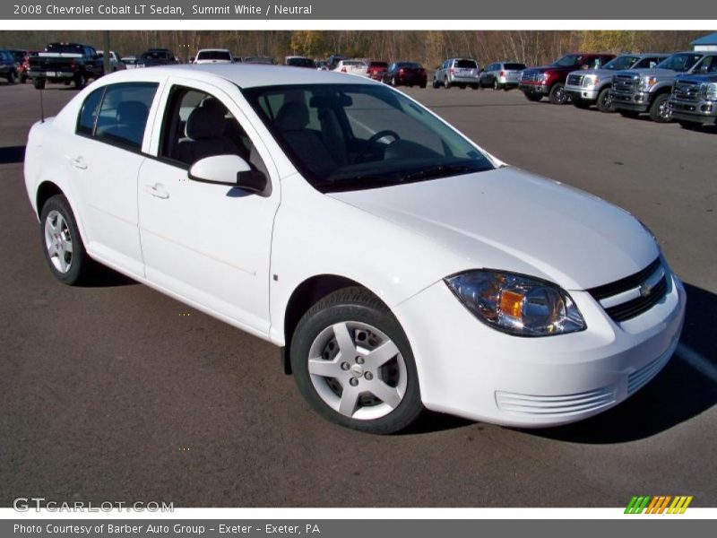 Summit White / Neutral 2008 Chevrolet Cobalt LT Sedan
