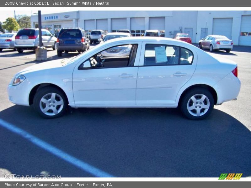 Summit White / Neutral 2008 Chevrolet Cobalt LT Sedan