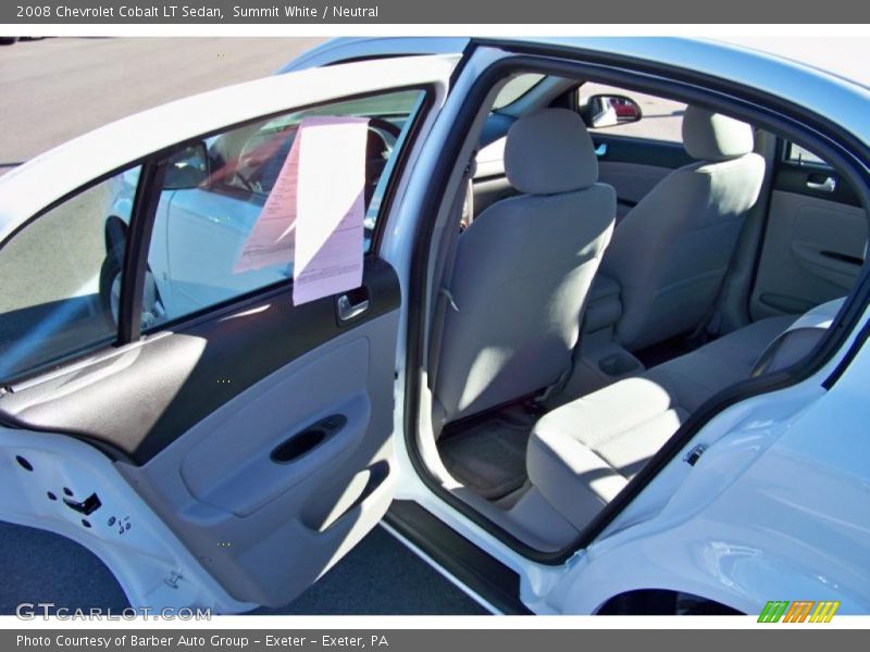 Summit White / Neutral 2008 Chevrolet Cobalt LT Sedan