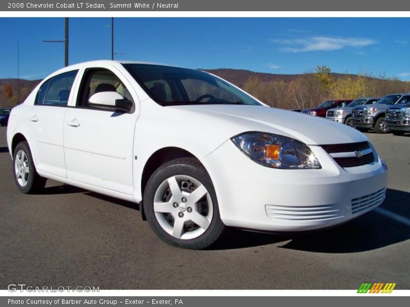 Summit White / Neutral 2008 Chevrolet Cobalt LT Sedan