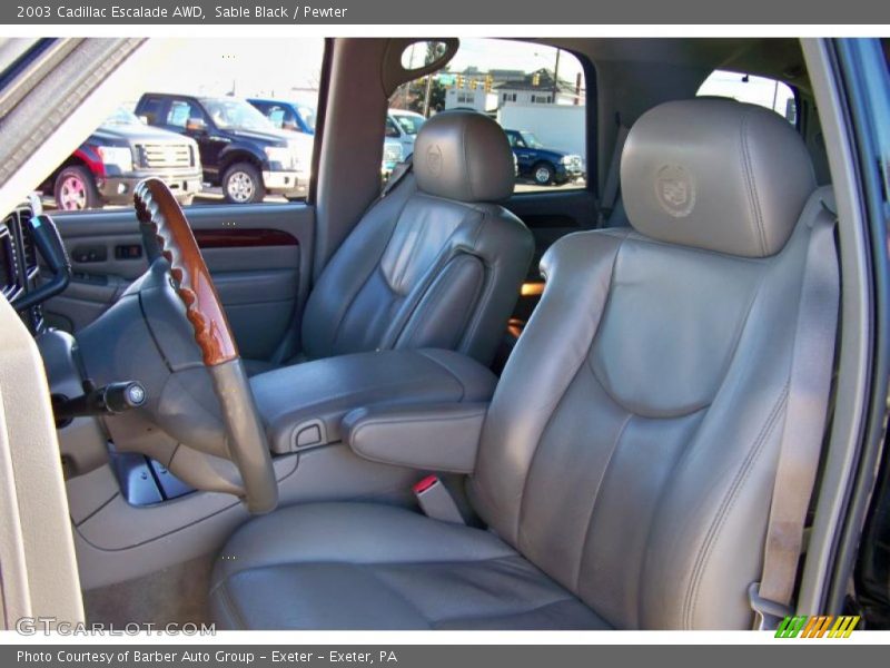 Sable Black / Pewter 2003 Cadillac Escalade AWD