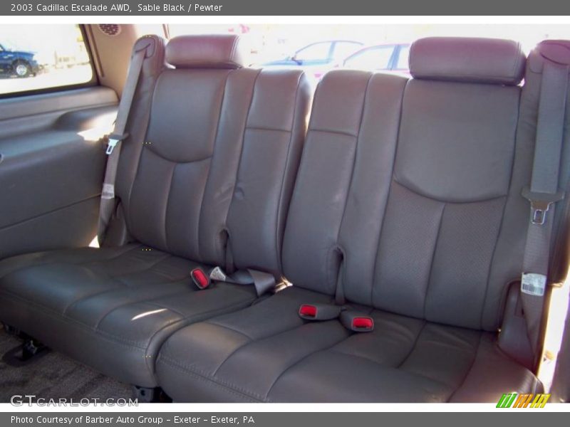 Sable Black / Pewter 2003 Cadillac Escalade AWD