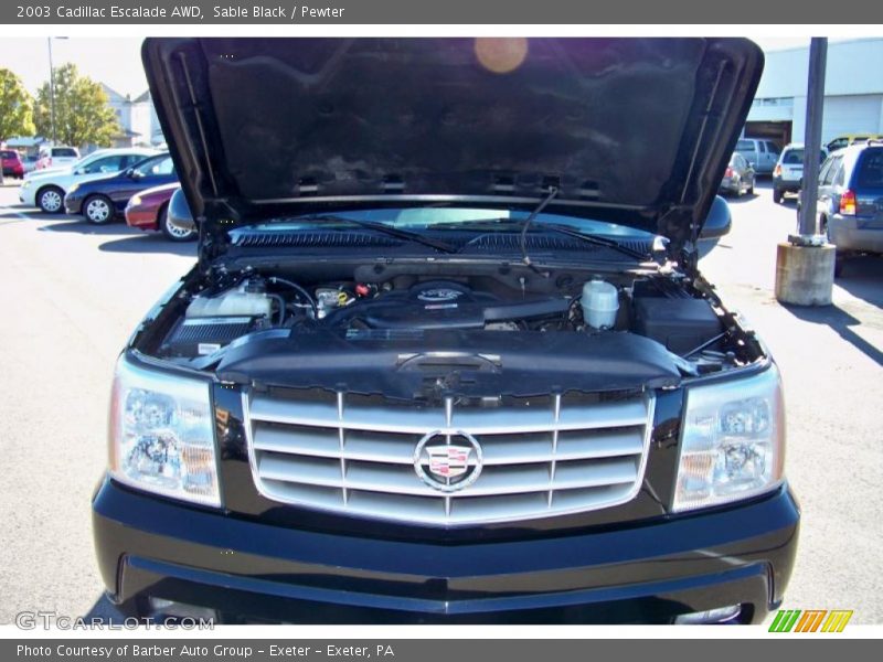 Sable Black / Pewter 2003 Cadillac Escalade AWD