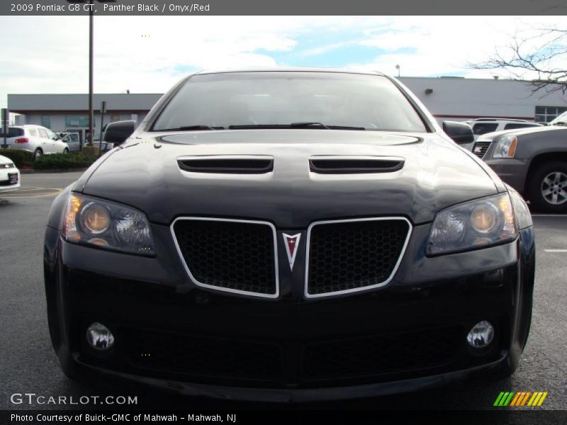 Panther Black / Onyx/Red 2009 Pontiac G8 GT