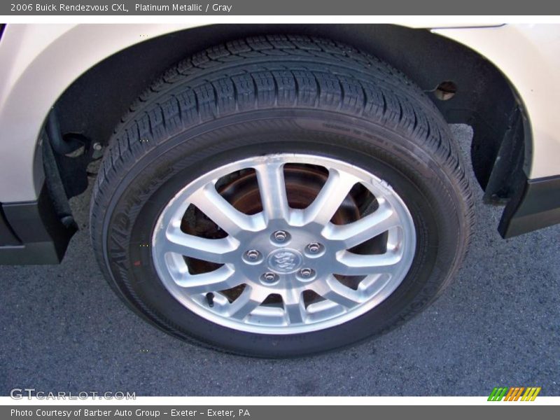 Platinum Metallic / Gray 2006 Buick Rendezvous CXL