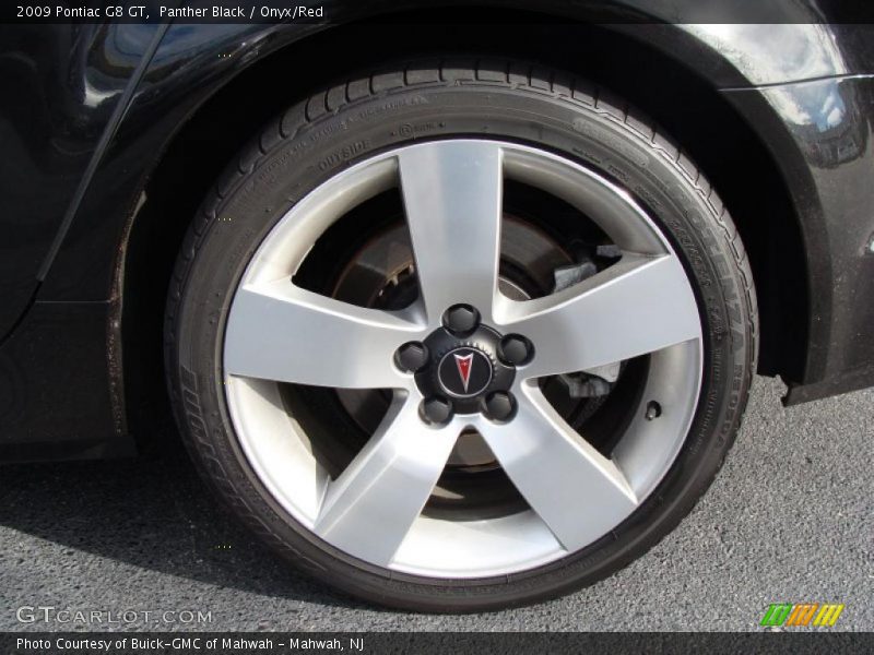 Panther Black / Onyx/Red 2009 Pontiac G8 GT