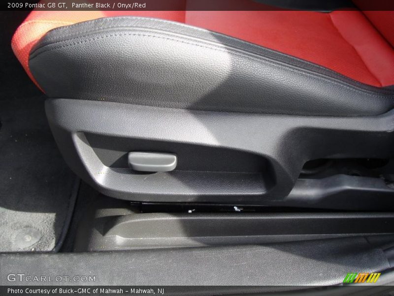 Panther Black / Onyx/Red 2009 Pontiac G8 GT