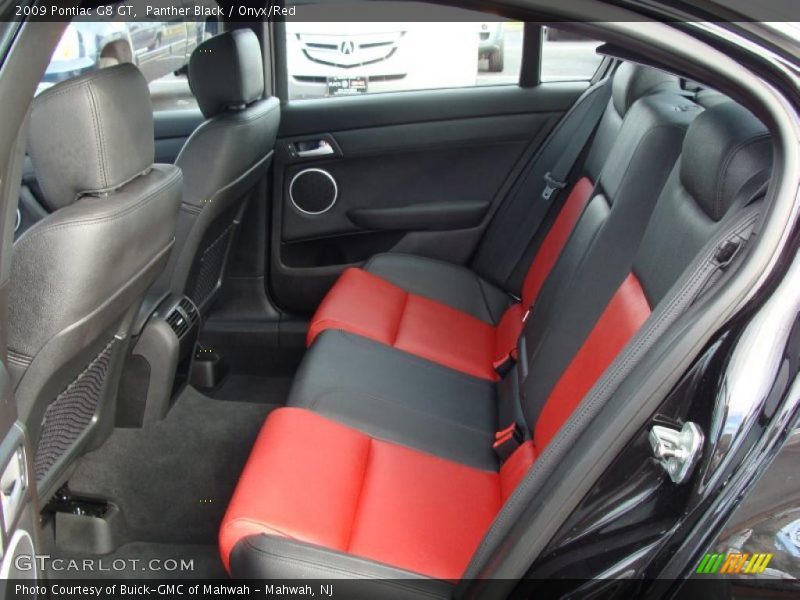 Panther Black / Onyx/Red 2009 Pontiac G8 GT
