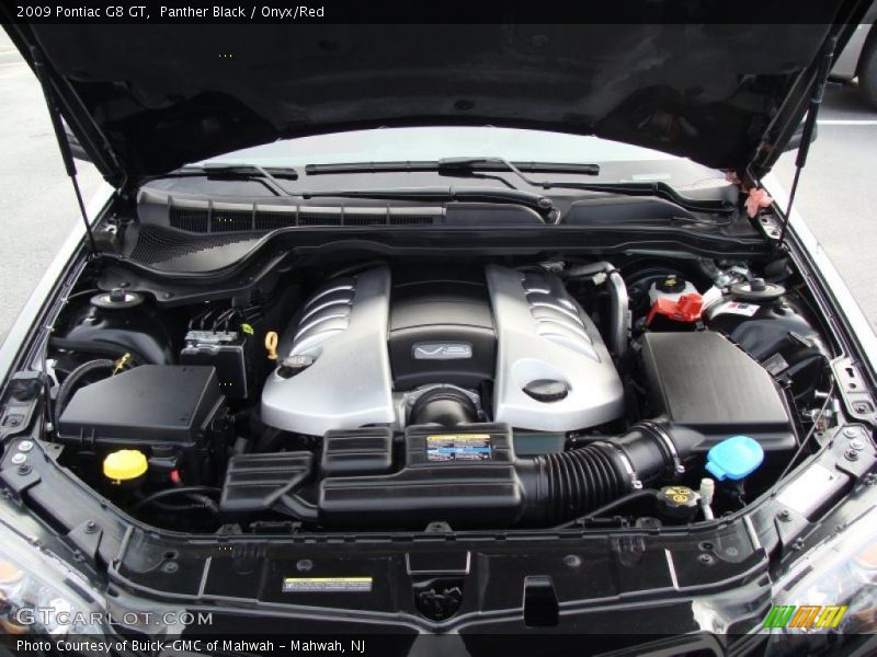 Panther Black / Onyx/Red 2009 Pontiac G8 GT