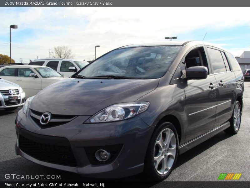 Galaxy Gray / Black 2008 Mazda MAZDA5 Grand Touring
