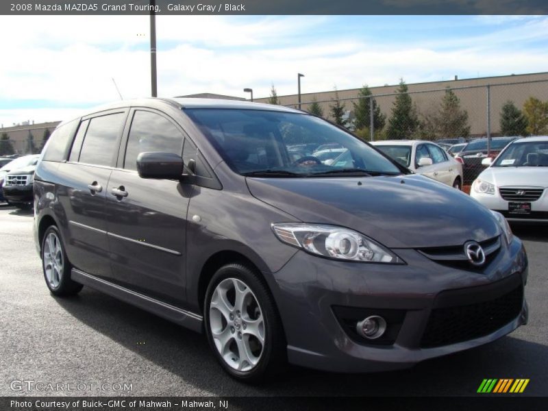 Galaxy Gray / Black 2008 Mazda MAZDA5 Grand Touring