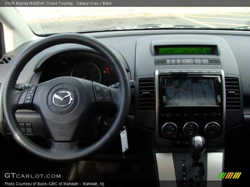 Galaxy Gray / Black 2008 Mazda MAZDA5 Grand Touring