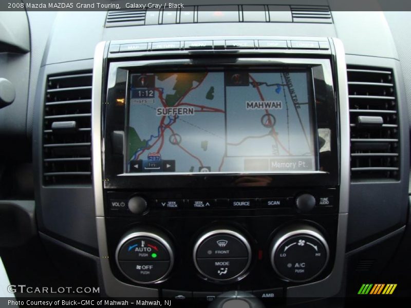 Galaxy Gray / Black 2008 Mazda MAZDA5 Grand Touring