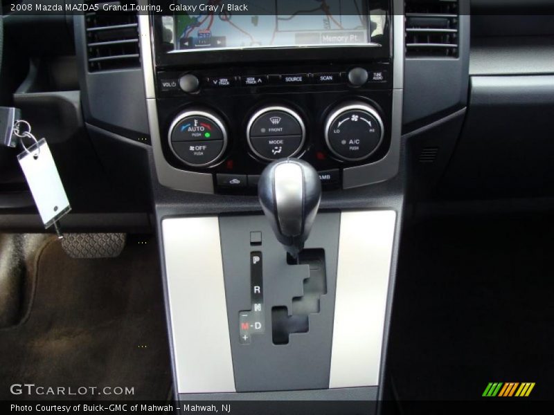 Galaxy Gray / Black 2008 Mazda MAZDA5 Grand Touring