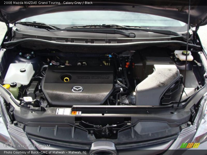 Galaxy Gray / Black 2008 Mazda MAZDA5 Grand Touring