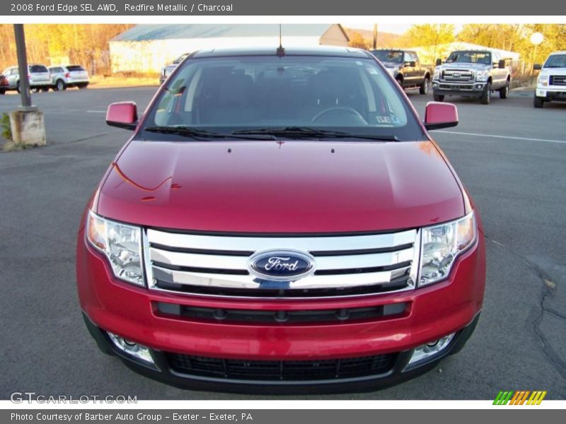 Redfire Metallic / Charcoal 2008 Ford Edge SEL AWD
