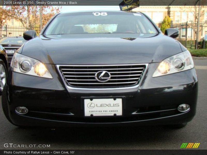 Smoky Granite Mica / Black 2008 Lexus ES 350